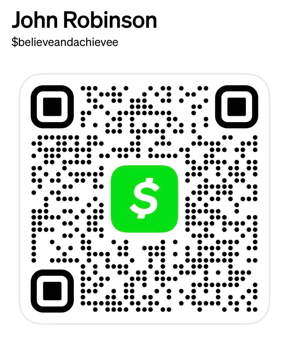 CashApp QR Code